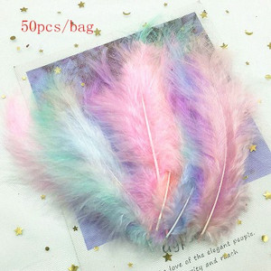 Plūme 50 gab. Vistas spalva 10-15 cm 4-6 collas tītara spalvas, pūkainas spalvas, DIY, amatniecības dekorācijas, kāzu ballīšu dekorācijas