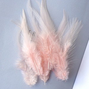 10-15cm Baltā gaiļa spalva Dabīgās vistas spalvas Dekoratīvie Mušu Siešanas Aksesuāri Amatniecība rokdarbiem un amatniecības derses