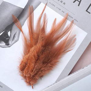 10-15cm Baltā gaiļa spalva Dabīgās vistas spalvas Dekoratīvie Mušu Siešanas Aksesuāri Amatniecība rokdarbiem un amatniecības derses