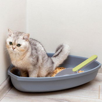 Σούπα απορριμμάτων γατών με θήκη για γάτες Sifter Scoop System Litter Sifter Scoop for Cats Portable Shovel Litter Cat Large