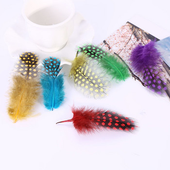 Естествени пера, многоцветни 4,5-8 см 2-4 инча перлени петна от пилешки пера за занаяти Направи си сам бижута, аксесоари, пера