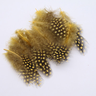 Dabīgas spalvas, daudzkrāsainas 4,5–8 cm, 2–4 collas, pērļu plankumaina vistas spalvu spalva amatniecībai, DIY rotaslietas aksesuāri