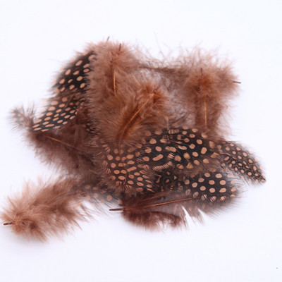 Dabīgas spalvas, daudzkrāsainas 4,5–8 cm, 2–4 collas, pērļu plankumaina vistas spalvu spalva amatniecībai, DIY rotaslietas aksesuāri