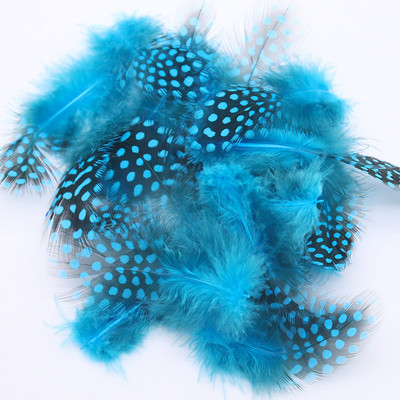 Dabīgas spalvas, daudzkrāsainas 4,5–8 cm, 2–4 collas, pērļu plankumaina vistas spalvu spalva amatniecībai, DIY rotaslietas aksesuāri