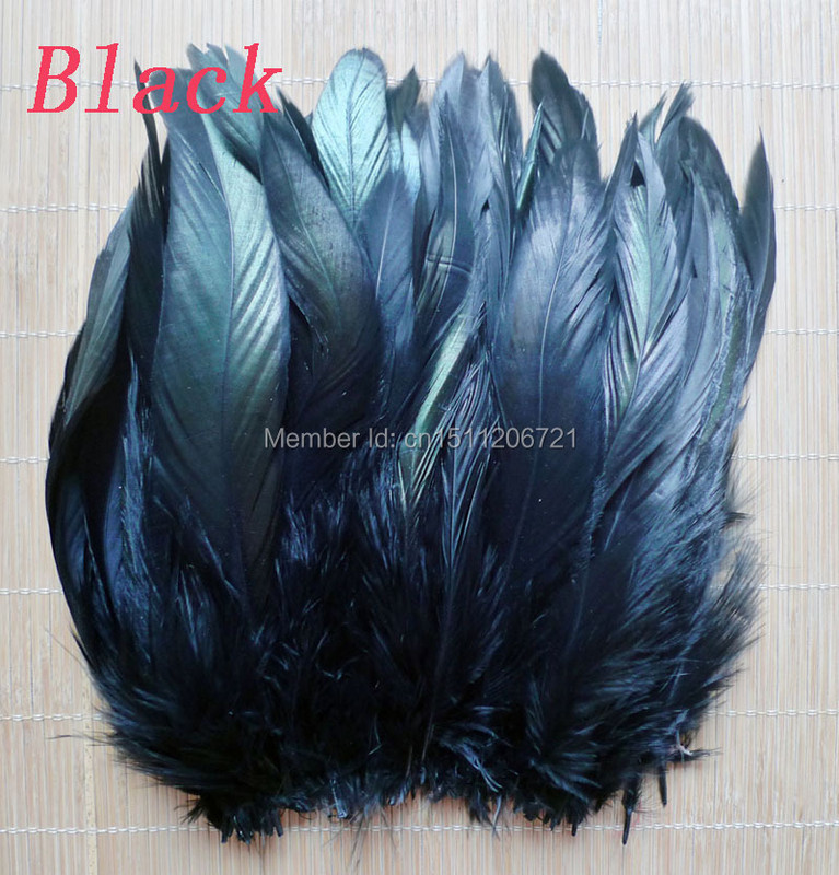 13 krāsas 50 gab. Dabiskas mazumtirdzniecības vistas fazānu spalvas 12,5–20 cm Skaistas gaiļa spalvas DIY amatniecībai Dekorācijas piederumi