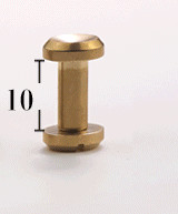 10 vnt kieto žalvario surišimo įgaubto paviršiaus sraigtai, nagų smeigės kniedės nuotraukų albumui, odinės rankdarbių smeigės, diržo piniginė 10 mm plokščias dangtelis