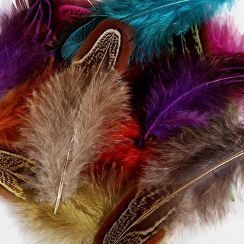20 τμχ Φτερά κοτόπουλου φασιανού DIY Διακόσμηση τραπεζιού Προμήθειες χειροτεχνίας Κέντρο γάμου Αξεσουάρ καρναβαλιού για τα μαλλιά γαλοπούλα