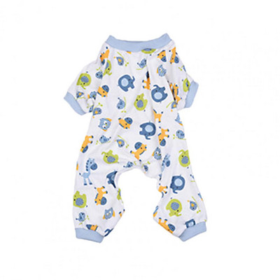 Kokvilnas mājdzīvnieku pidžamas Ziemas mājdzīvnieku suņu apģērbi maziem suņiem Apģērbi Silti apģērbi suņiem Mētelis kucēna apģērbs Kombinezons ar apaļu kaklu