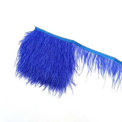 1metrs Krāsa Īstas Strausa spalvas Apdare Lente Bārkstis Plūmes Apģērbam Kleita Šūšana Piegriezumi Rokdarbu piederumi 8-10cm