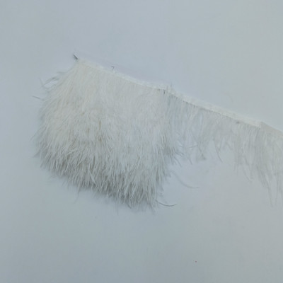 1metrs Krāsa Īstas Strausa spalvas Apdare Lente Bārkstis Plūmes Apģērbam Kleita Šūšana Piegriezumi Rokdarbu piederumi 8-10cm