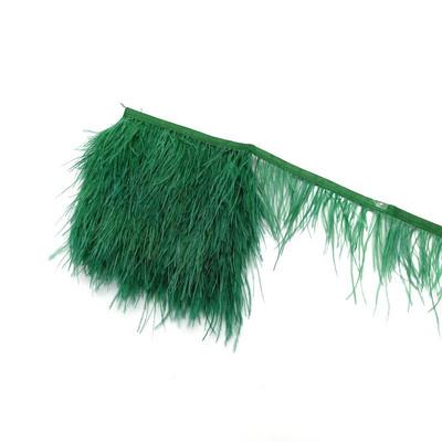 1metrs Krāsa Īstas Strausa spalvas Apdare Lente Bārkstis Plūmes Apģērbam Kleita Šūšana Piegriezumi Rokdarbu piederumi 8-10cm