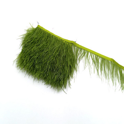 1metrs Krāsa Īstas Strausa spalvas Apdare Lente Bārkstis Plūmes Apģērbam Kleita Šūšana Piegriezumi Rokdarbu piederumi 8-10cm