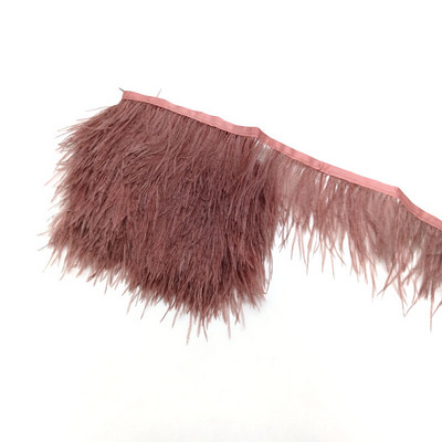 1metrs Krāsa Īstas Strausa spalvas Apdare Lente Bārkstis Plūmes Apģērbam Kleita Šūšana Piegriezumi Rokdarbu piederumi 8-10cm