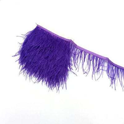 1metrs Krāsa Īstas Strausa spalvas Apdare Lente Bārkstis Plūmes Apģērbam Kleita Šūšana Piegriezumi Rokdarbu piederumi 8-10cm