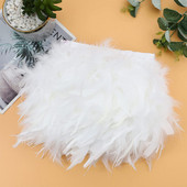 1 jards Turcija Spalvas Apdare rokdarbiem Amatniecība Materiāls Karnevāla dekorēšana DIY Kāzu ballīšu kleitas Materiāli Kostīmi Pluma