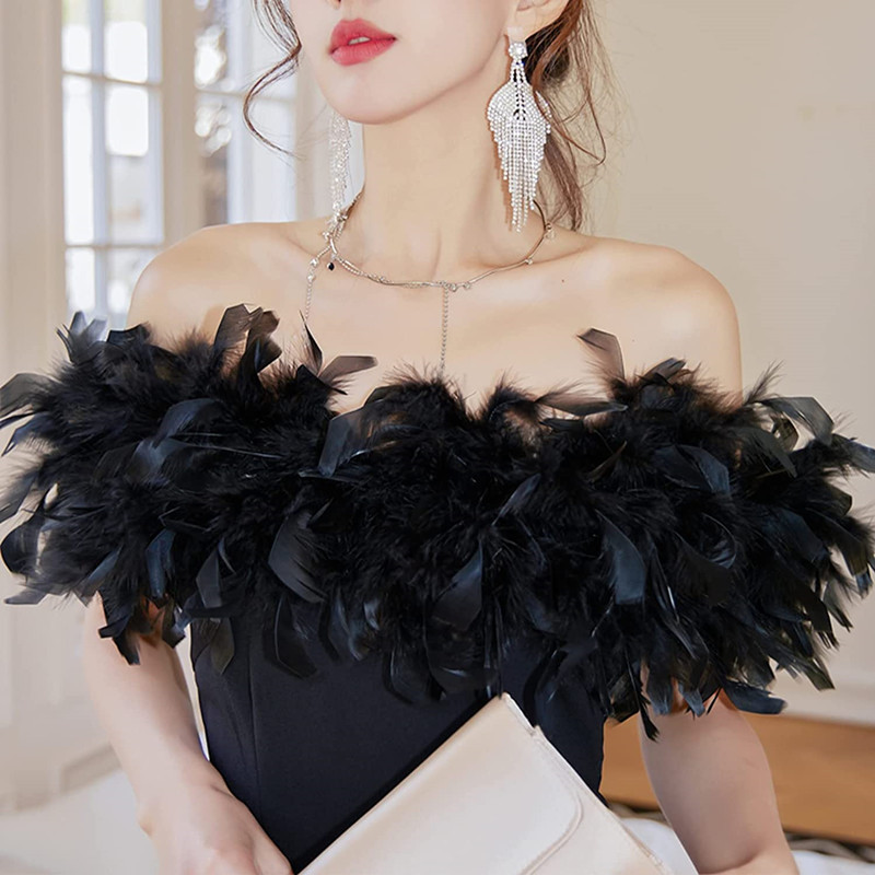 1 jards Turcija Spalvas Apdare rokdarbiem Amatniecība Materiāls Karnevāla dekorēšana DIY Kāzu ballīšu kleitas Materiāli Kostīmi Pluma