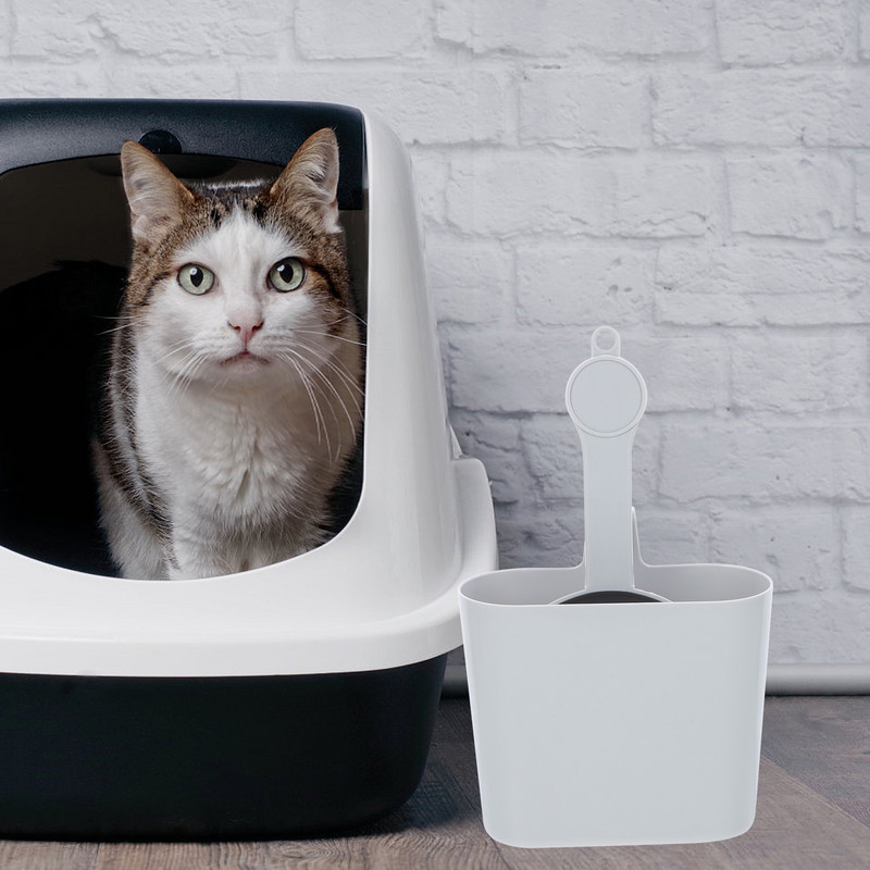 2 gab. Atkritumu tvertnes tīrīšanas komplekts Izkārnījumu filtrs, mājdzīvnieku rīks, piederumi kaķu piederumiem