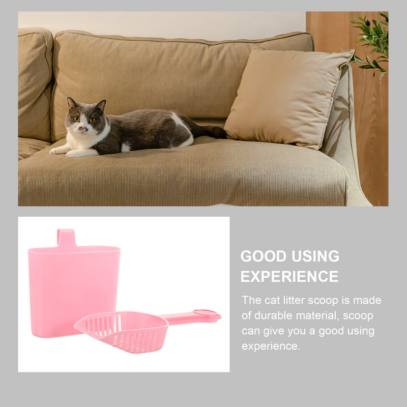 1 kaķēnu pakaišu kausiņa kaķu pakaišu tīrīšanas piederumu komplekts