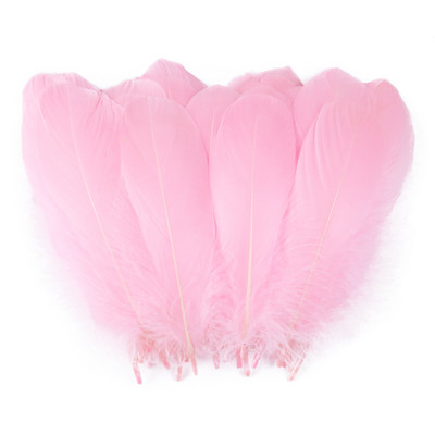 50Gb Dabīgas mīkstas zosu spalvas Amatniecība Kāzu mājas dekorēšana Rotaslietas izgatavošana 13-18cm garas