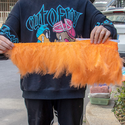 Kohev kalkun Marabou suled trimmipael 10–15 cm/4–6 tolli peorõivad, pulmariided, kleidid, kaunistused, tarvikud õmblusmasinad