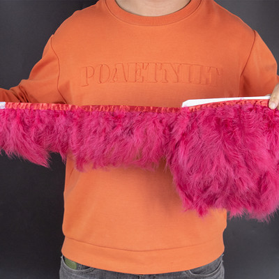 Kohev kalkun Marabou suled trimmipael 10–15 cm/4–6 tolli peorõivad, pulmariided, kleidid, kaunistused, tarvikud õmblusmasinad