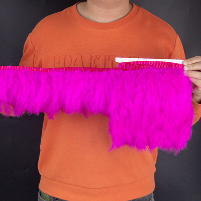 Kohev kalkun Marabou suled trimmipael 10–15 cm/4–6 tolli peorõivad, pulmariided, kleidid, kaunistused, tarvikud õmblusmasinad