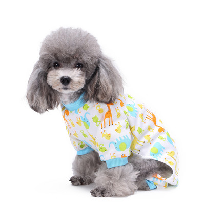 Pijamale pentru câini Îmbrăcăminte pentru animale de companie pentru câini de talie mică Pijama pentru pisici Cățeluș Salopetă pentru câini de talie medie Îmbrăcăminte de dormit Îmbrăcăminte caldă Palton Yorkshir
