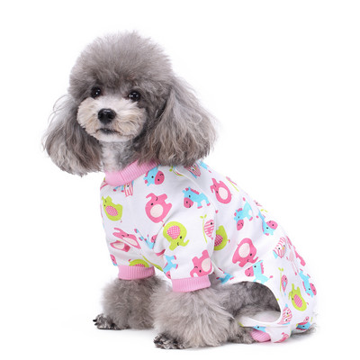 Pijamale pentru câini Îmbrăcăminte pentru animale de companie pentru câini de talie mică Pijama pentru pisici Cățeluș Salopetă pentru câini de talie medie Îmbrăcăminte de dormit Îmbrăcăminte caldă Palton Yorkshir