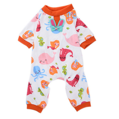 Pijamale pentru câini Îmbrăcăminte pentru animale de companie pentru câini de talie mică Pijama pentru pisici Cățeluș Salopetă pentru câini de talie medie Îmbrăcăminte de dormit Îmbrăcăminte caldă Palton Yorkshir