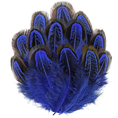 100 db/tétel Színes fácán gyűrűs toll natúr 4-8cm/1.6-3.2" Feather Trim Barkács kiegészítők Plumes Dekoráció kézművesekhez