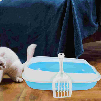 Φορητό κιβώτιο απορριμμάτων Μικρός κάδος απορριμμάτων Προμήθεια γατών Τουαλέτα κατοικίδιων ζώων Γατάκι Απορριμμάτων Οικιακό Πλαστικό Ταξίδι