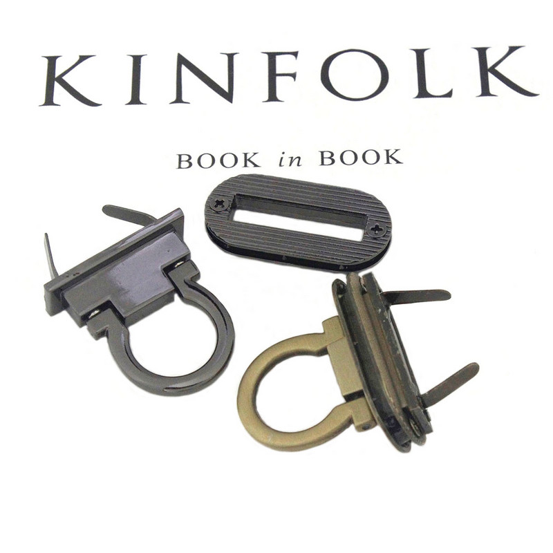 1x Metāla soma, salokāma slēdzene, ovālas formas aizdare Aizdare Sprādzes Ādas amatniecība Sieviešu soma Maks Rokassomu aksesuāri 42mm (1-5/8")