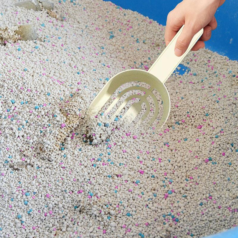 Kaķu pakaišu lāpsta plastmasas kaķu pakaišu lāpsta ar pamatnes grozu Pašattīroša kaķu pakaišu kastes lāpsta kaķēnu tualetes tīrīšanas rīki