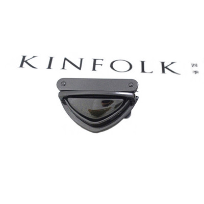 1gab. Metāls, smags spiedošais slēdzenes aizdare Mēlītes slēdzene Ādas amatniecības soma Maks Rokassomiņa Plecu somas aizdare DIY Aparatūras piederumi