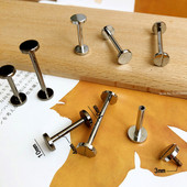 4082 Misiņa embrija garā stieņa riteņa nagu jostas skrūve plakana nagu kaste riteņa uzgrieznis kniedes garā stieņa stiprinājums Aparatūras metāla piederumi