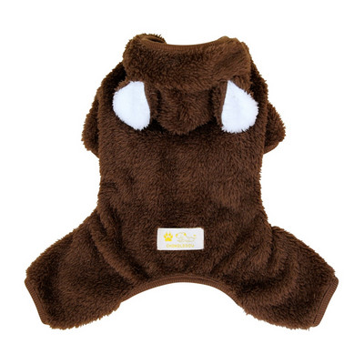 Ziemas silts suņu apģērbs Mīksts vilnas suņu kombinezons maziem suņiem Kombinezoni Mopšu kostīmi Franču buldogu apģērbu komplekti