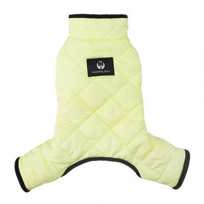 Burvīgs, jauks mājdzīvnieku suņa jakas tērps četrām kājām suņa kostīms ar apaļu kaklu ziemai