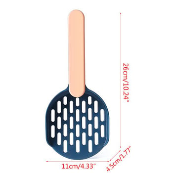 Пластмасова лъжичка за котешка тоалетна за домашни кучета, пясък, лъжичка за отпадъци, лопата, кухи инструменти за почистване