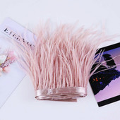 Strucc toll Dísz ruhákhoz Varrás tollak szalagon Esküvői ruha Dekoráció Kézimunka Kiegészítők Tollak Barkács kézműves