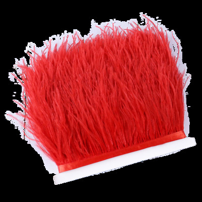 Strucc toll Dísz ruhákhoz Varrás tollak szalagon Esküvői ruha Dekoráció Kézimunka Kiegészítők Tollak Barkács kézműves