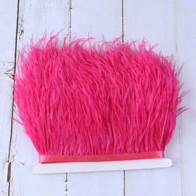 Strucc toll Dísz ruhákhoz Varrás tollak szalagon Esküvői ruha Dekoráció Kézimunka Kiegészítők Tollak Barkács kézműves