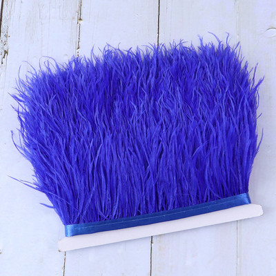 Strucc toll Dísz ruhákhoz Varrás tollak szalagon Esküvői ruha Dekoráció Kézimunka Kiegészítők Tollak Barkács kézműves