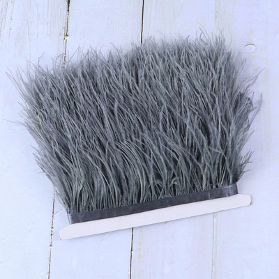 Strucc toll Dísz ruhákhoz Varrás tollak szalagon Esküvői ruha Dekoráció Kézimunka Kiegészítők Tollak Barkács kézműves