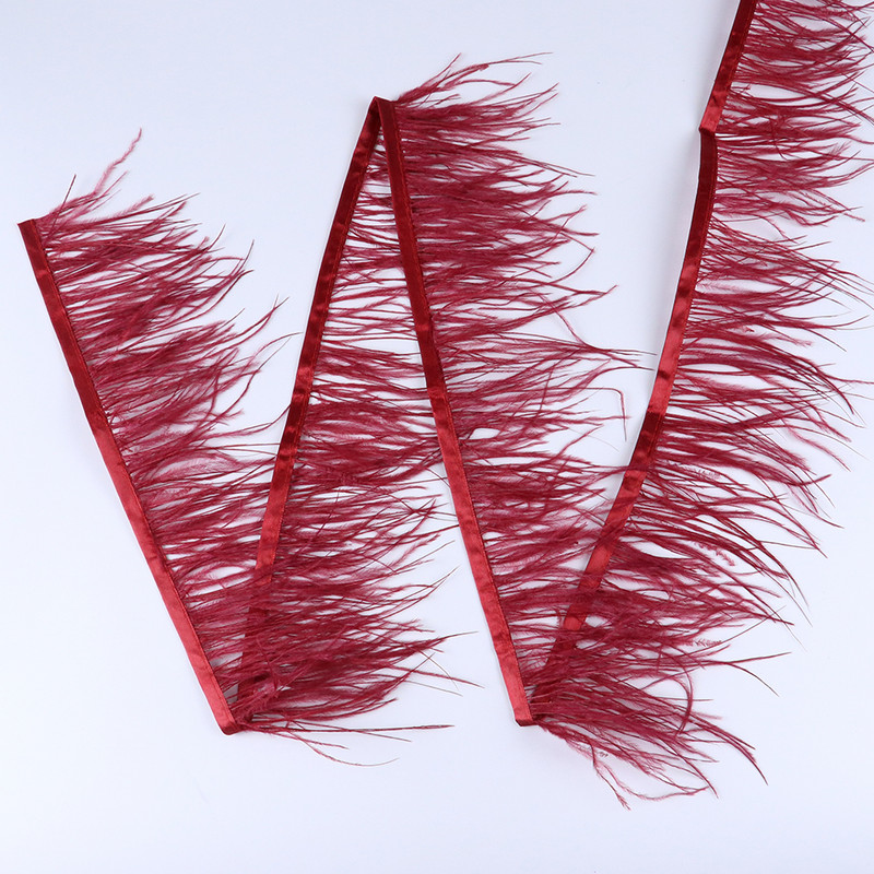 Strucc toll Dísz ruhákhoz Varrás tollak szalagon Esküvői ruha Dekoráció Kézimunka Kiegészítők Tollak Barkács kézműves