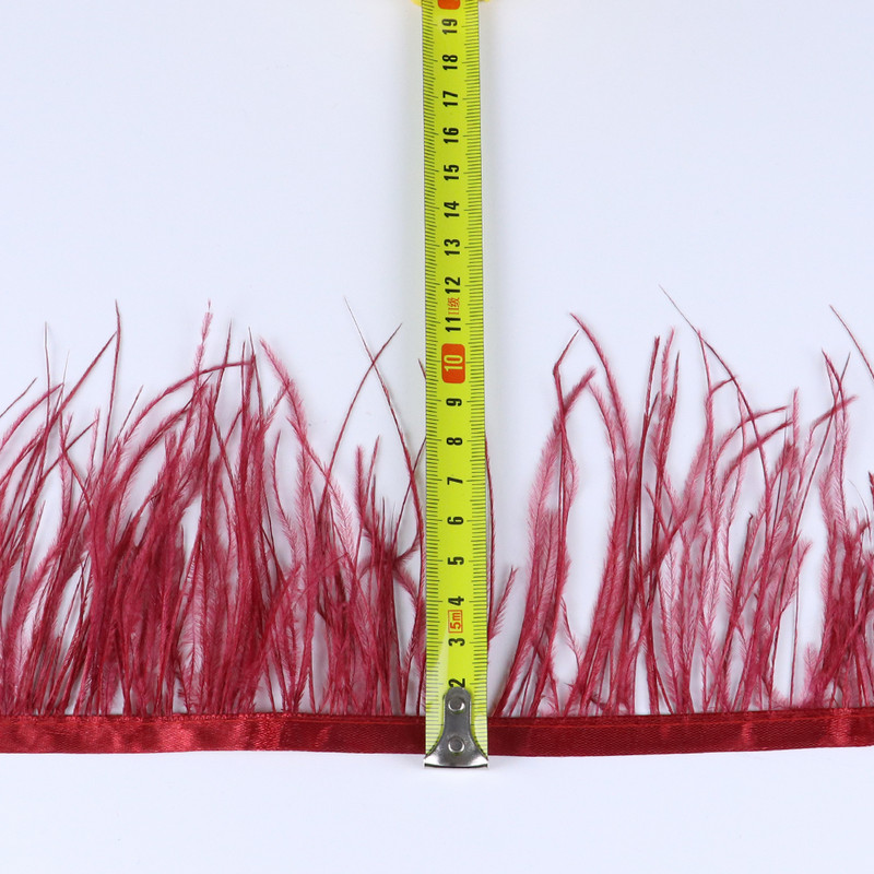 Strucc toll Dísz ruhákhoz Varrás tollak szalagon Esküvői ruha Dekoráció Kézimunka Kiegészítők Tollak Barkács kézműves