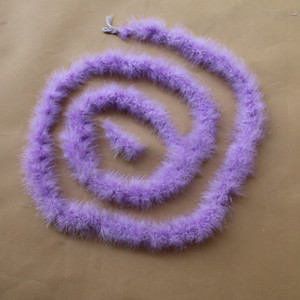 Pureće perje Boa Fluffy Plumas Uže Šal Odjeća Kostimi Vjenčane dekoracije Nastup Ples Nojevo perje Tanak 2 metra