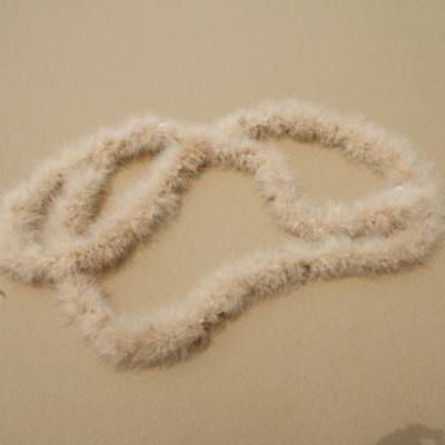 Pureće perje Boa Fluffy Plumas Uže Šal Odjeća Kostimi Vjenčane dekoracije Nastup Ples Nojevo perje Tanak 2 metra