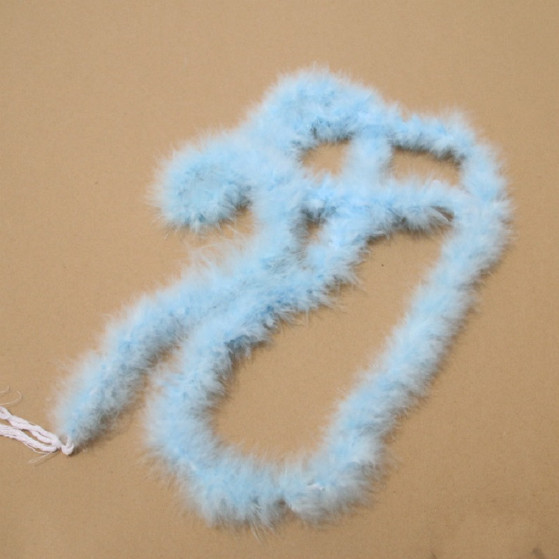 Pureće perje Boa Fluffy Plumas Uže Šal Odjeća Kostimi Vjenčane dekoracije Nastup Ples Nojevo perje Tanak 2 metra