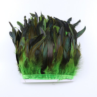 1 m természetes csirke kakas toll díszítő rojt 13-18 cm szalag pulyka fácán tollak díszítés varrás Ruha parti dekoráció kézműves