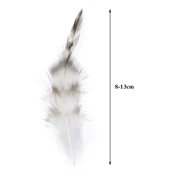 50τμχ Φυσικό φτερό φραγκόκοτας για χειροτεχνία Σκουλαρίκι Φασιανός Πλούμα Αξεσουάρ Κατασκευής Διακοσμητικά Φτερά Dream Catcher 8-13cm